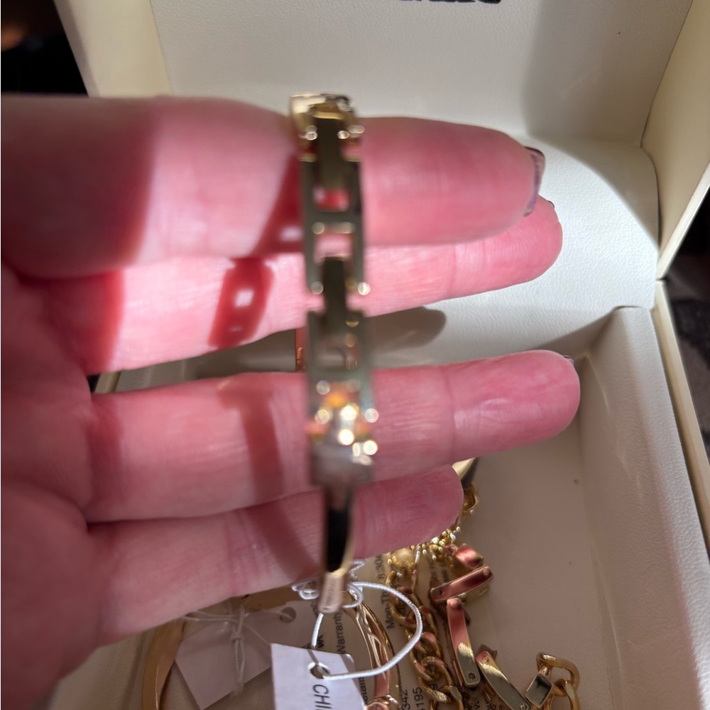 Anne Klein Gold and Black Women's Watch Stacking Set - Picture 7 of 11